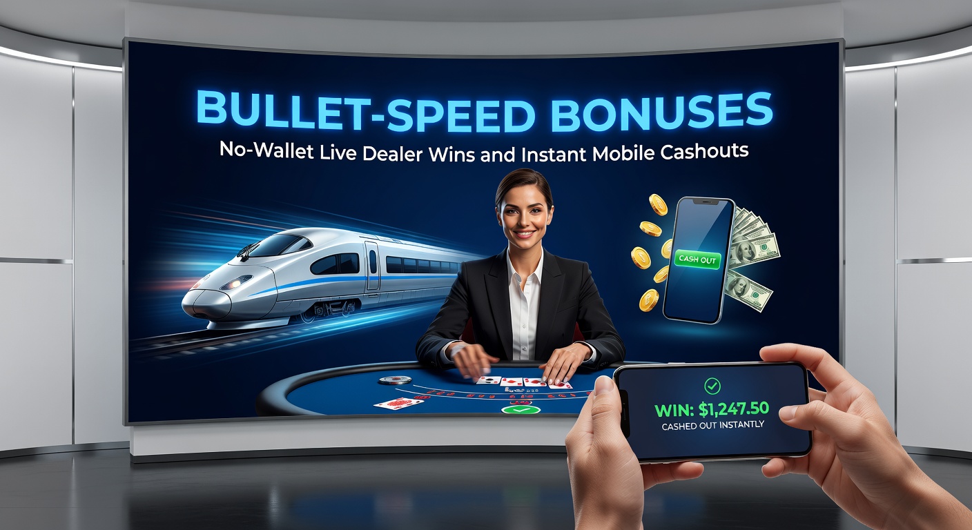 Mobiel scherm met een live roulette wiel dat draait, bonuspop-up die activeert en een instant cashout-melding met geldsymbool dat binnenkomt