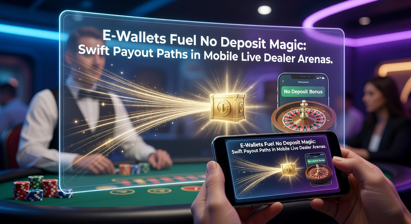 Schermafbeelding van een mobiel live dealer casino met e-wallet icoontjes en snelle uitbetaling notificaties
