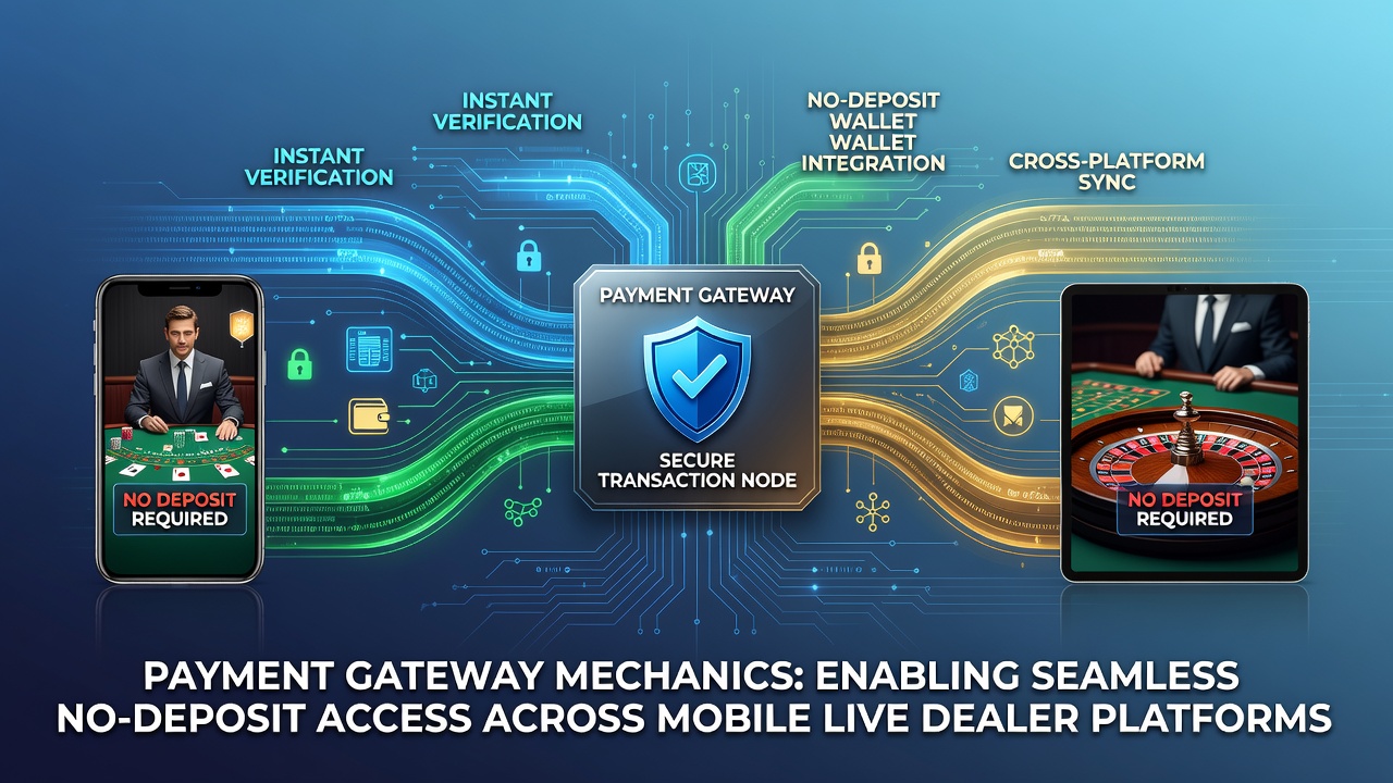 Betalingsgateways integreren met mobiele live dealer platforms voor directe verificatie en toegang zonder storting