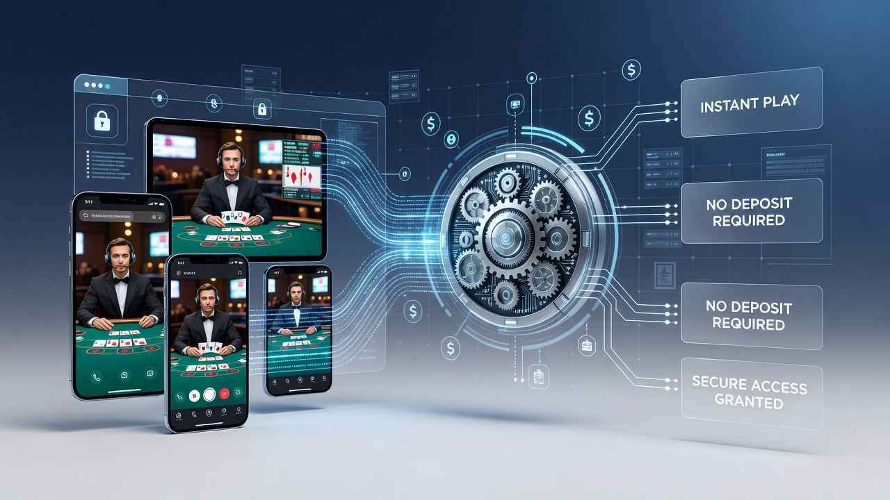 E-wallet integratie en directe verificatie in mobiele live dealer sessies