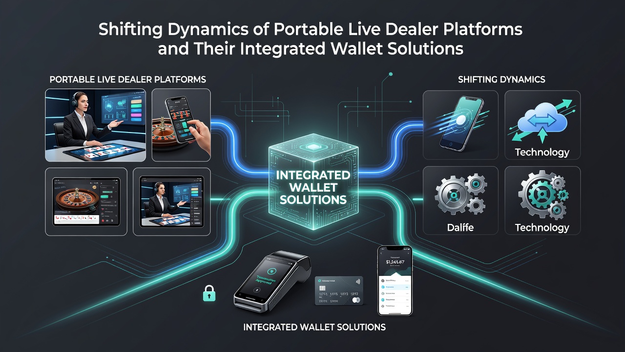 Geïntegreerde wallet interface in een mobiel live casino omgeving