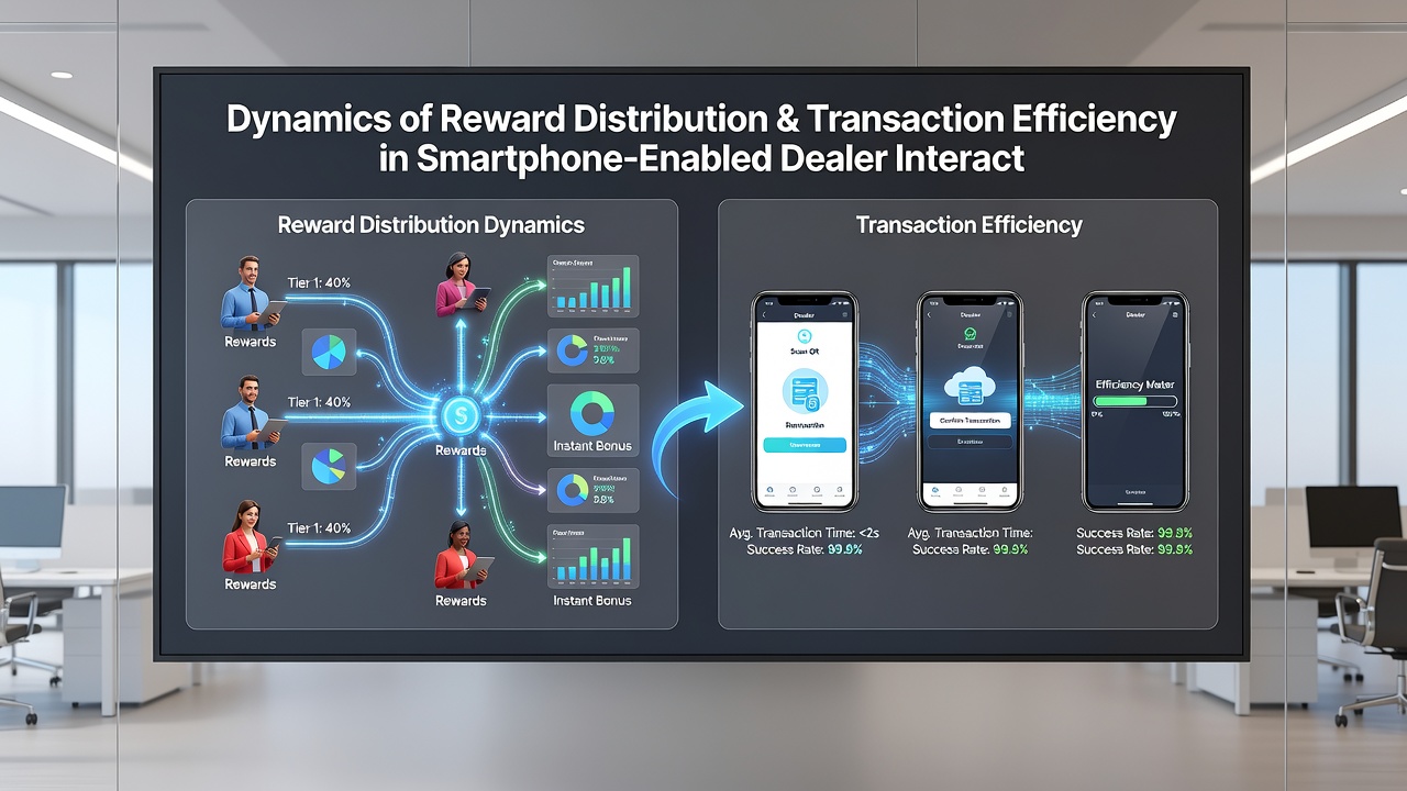 Efficiënte transacties en beloningsstromen in smartphone dealer setups