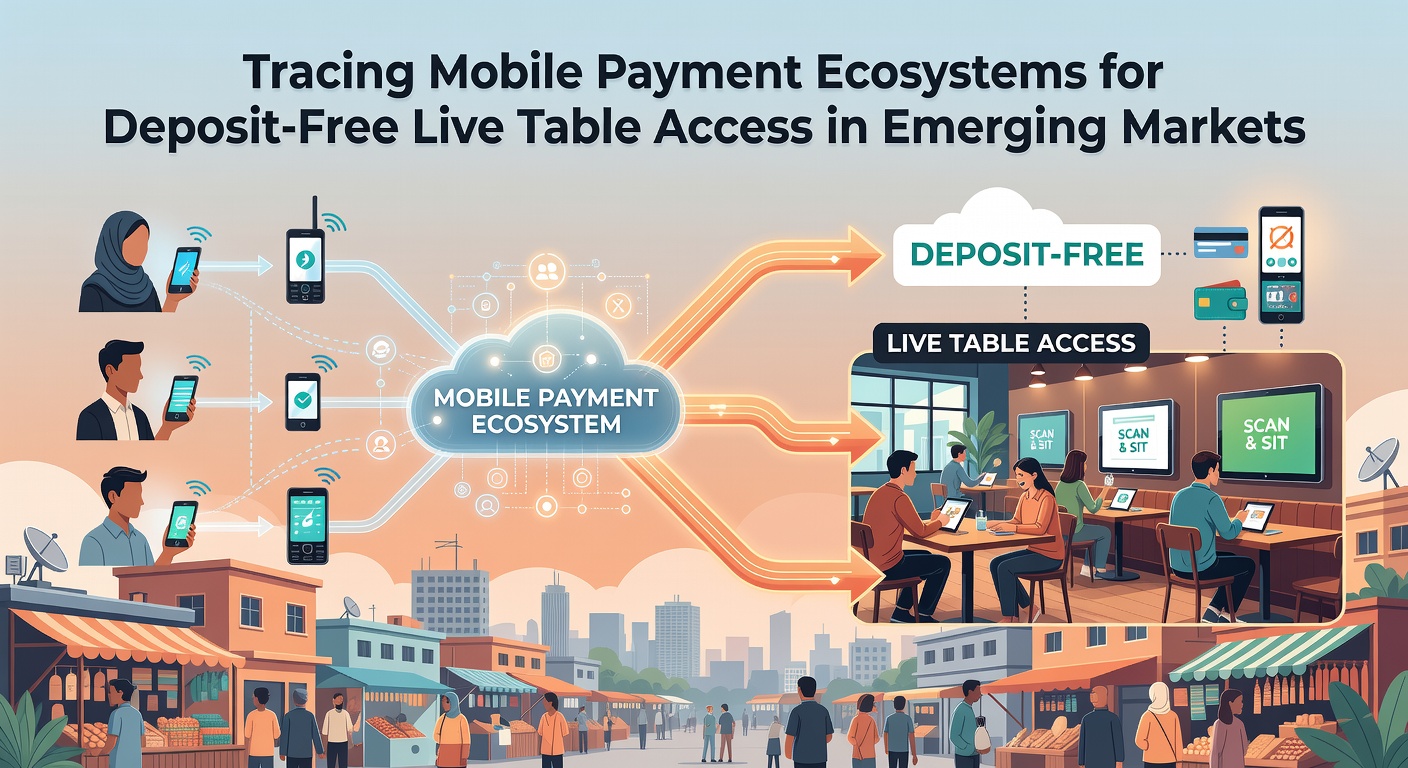 Mobiele betalingssystemen in opkomende markten met live casino interfaces