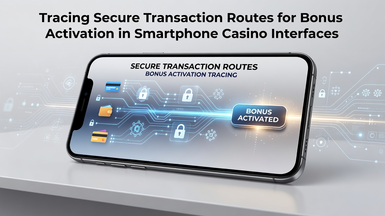 Diagram van beveiligde transactieroutes in mobiele casino apps met pijlen die dataflows tonen tussen servers en gebruikersinterfaces